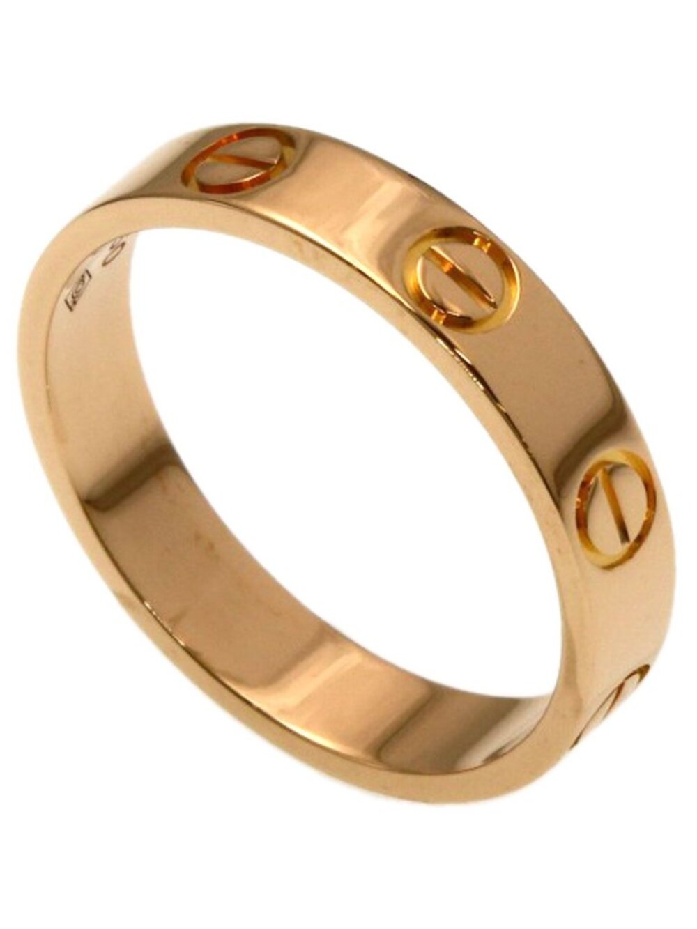 Cartier Mini Love Ring 50 18k Pink Gold